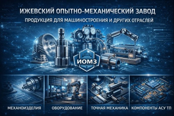 Ижевский опытно-механический завод: продукция для машиностроения и смежных отраслей