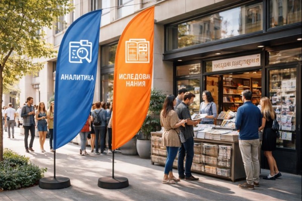 Как аналитические издания используют индивидуальные флаги для усиления офлайн-присутствия