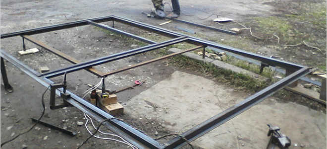 Сварка ворот из профильной трубы поэтапно