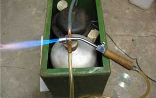 Как сделать бензиновую горелку своими руками?