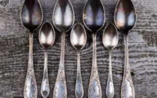Чистка мельхиоровых ложек в домашних условиях