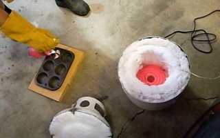 Плавильная печь для алюминия своими руками