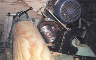 Как сделать оцилиндрованное бревно своими руками?