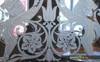 Травление стекла в домашних условиях