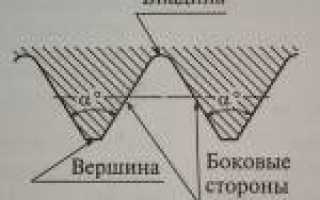 Чему равен угол профиля метрической резьбы