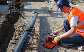 Муфтовая сварка полиэтиленовых труб технология