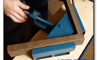 Угловой зажим для сварки своими руками