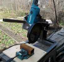 Как сделать станину для болгарки своими руками?