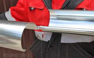 Как согнуть лист оцинковки своими руками?