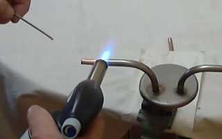 Как припаять медь к стали?