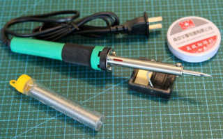 Как правильно работать с паяльником?