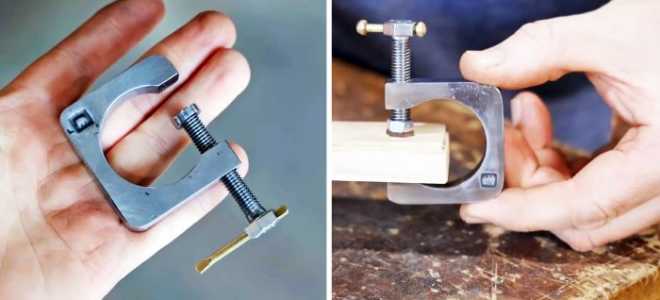 Как самому сделать струбцину из металла?