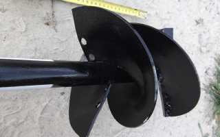 Как сделать шнек для бура своими руками?