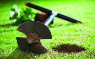 Как сделать садовый бур своими руками?