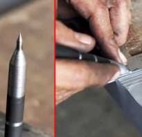 Из чего сделать чертилку по металлу?