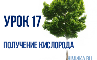 Получение кислорода в домашних условиях