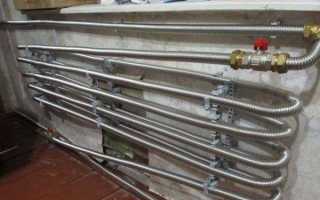 Монтаж гофрированной трубы из нержавеющей стали