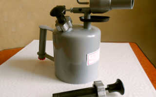 Паяльная лампа бензиновая как пользоваться?