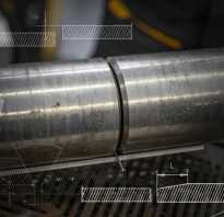 Зачистка кромок под сварку производится