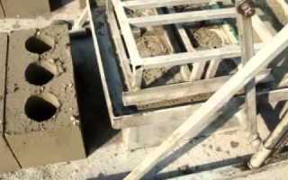 Как сделать форму для шлакоблоков своими руками?