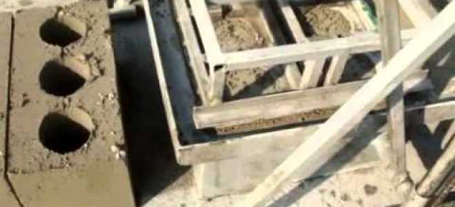 Как сделать форму для шлакоблоков своими руками?