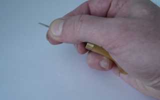 Как сделать штихель по металлу своими руками?