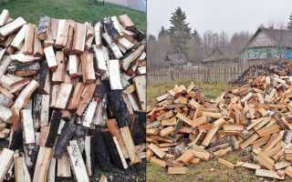 Сушка дров в домашних условиях