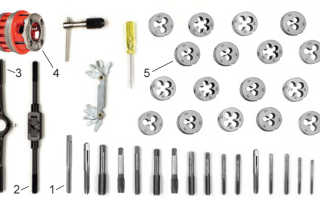 Инструмент для нарезания внешней резьбы