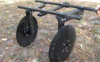 Как сделать диски для окучника своими руками?