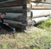 Как поднять покосившийся деревянный дом своими руками?