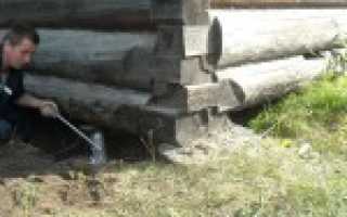 Как поднять покосившийся деревянный дом своими руками?