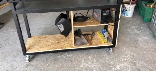 Сварочный стол из профильной трубы своими руками