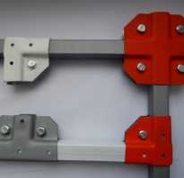 Соединение профильной трубы на болтах