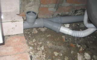Врезка в канализационную трубу 160