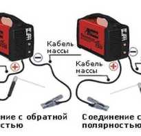 Обратная полярность при сварке инвертором это