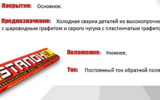 Электроды для сварки чугуна цч 4