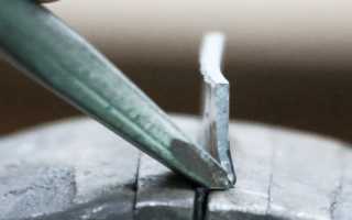 Какие инструменты используются для рубки металла?