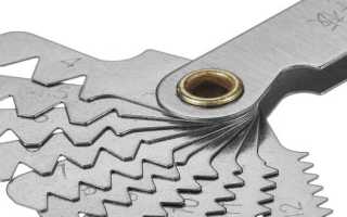 Как определить шаг резьбы без резьбомера?