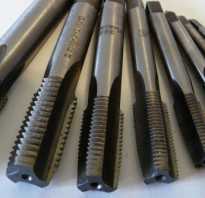 Маркировка метчиков для нарезания резьбы