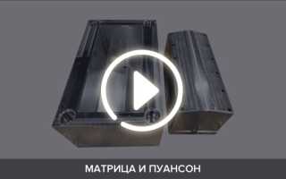 Пуансон и матрица что это?