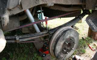 Как просверлить отверстие в рессоре своими руками?