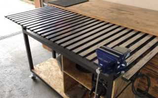 Сварочный стол из профильной трубы своими руками